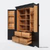 Picture of Cabbagetown Black Free Standing Tall Kitchen Pantry Cabinet