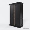Picture of Cabbagetown Black Free Standing Tall Kitchen Pantry Cabinet