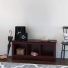 Picture of Westhope Wooden Entryway Bench with Shoe Storage