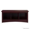 Picture of Westhope Wooden Entryway Bench with Shoe Storage