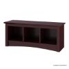 Picture of Westhope Wooden Entryway Bench with Shoe Storage