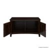 Picture of Smithsburg Dark Wood Small Entryway Bench with Storage