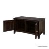 Picture of Smithsburg Dark Wood Small Entryway Bench with Storage