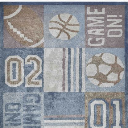 Picture of Vaughan Kids Sports Theme Hand Tufted Wool Area Rug