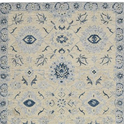Picture of Scarborough Abrash Neutral Floral Hand Tufted Wool Rug