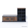 Picture of Joliette Two Tone Entryway Storage Bench with Shoe Rack