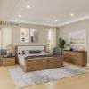 Picture of Brant Rustic Solid Wood 4 Piece Scandi Modern Bedroom Set