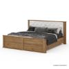Picture of Brant Rustic Solid Wood 4 Piece Scandi Modern Bedroom Set