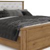 Picture of Brant Rustic Solid Wood 4 Piece Scandi Modern Bedroom Set
