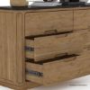 Picture of Brant Rustic Solid Wood 4 Piece Scandi Modern Bedroom Set