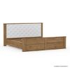 Picture of Brant Scandi Modern Platform Bed Frame with Tufted Headboard