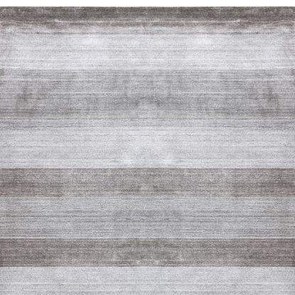 Picture of Welland Grey Wool & Viscose Blend Living Room Area Rug