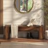 Picture of Mascouche Modern Rustic Solid Wood Entryway Bench