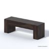 Picture of Mascouche Modern Rustic Solid Wood Entryway Bench