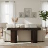 Picture of Dallas Ranch Solid Wood Double Pedestal Large Console Table