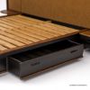 Picture of Amos Wood & Velvet Luxe Modern 3 Piece Bedroom Set