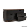 Picture of Amos Wood & Velvet Luxe Modern 3 Piece Bedroom Set