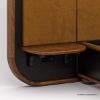 Picture of Amos Extended Curved Headboard Platform Bed Frame with Storage