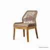Picture of Nass Boho Wicker & Wood Outdoor Dining Chair