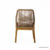 Picture of Nass Boho Wicker & Wood Outdoor Dining Chair