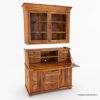 Picture of Weldona Solid Wood Contemporary Drop Front Home Office Secretary Desk
