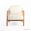 Picture of Shuswap Modern Scandi Cotton Wooden Armchair
