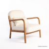 Picture of Shuswap Modern Scandi Cotton Wooden Armchair