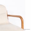 Picture of Shuswap Modern Scandi Cotton Wooden Armchair