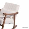 Picture of Okanagan Wood & Boucle Upholstered Rocking Chair