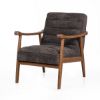 Picture of Boucherville Boucle Upholstery Mid Century Modern Lounge Chair