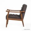 Picture of Boucherville Boucle Upholstery Mid Century Modern Lounge Chair