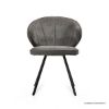Picture of Chambly Grey Curved Back Upholstered Shell Chair