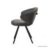 Picture of Chambly Grey Curved Back Upholstered Shell Chair
