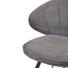 Picture of Chambly Grey Curved Back Upholstered Shell Chair