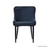Picture of Varennes Quilted Blue Upholstered Scoop Chair