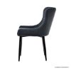 Picture of Varennes Quilted Blue Upholstered Scoop Chair