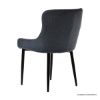 Picture of Varennes Quilted Blue Upholstered Scoop Chair
