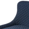Picture of Varennes Quilted Blue Upholstered Scoop Chair