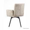 Picture of Candiac Modern Ribbed Cotton Upholstered Armchair