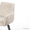 Picture of Candiac Modern Ribbed Cotton Upholstered Armchair