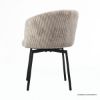 Picture of Candiac Corduroy Fabric Upholstered Tub Dining Chair