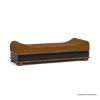 Picture of Amos Sleigh-Style Velvet Upholstered Bedroom Bench