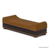 Picture of Amos Sleigh-Style Velvet Upholstered Bedroom Bench