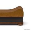 Picture of Amos Sleigh-Style Velvet Upholstered Bedroom Bench