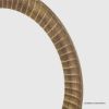 Picture of Thorold Gold Finish Ribbed Frame Round Wall Mirror