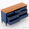 Picture of Repton Blue Two Tone Dresser and Nightstand Set