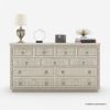 Picture of Nuala Hand Carved Dresser and Nightstand Set