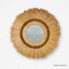 Picture of Mercier Sisal & Banana Leaf Boho Round Sunburst Mirror