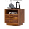 Picture of Brocton Modern Rustic Dresser and Nightstand Set