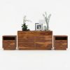 Picture of Brocton Modern Rustic Dresser and Nightstand Set